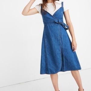 Madewell denim wrap dress size 2